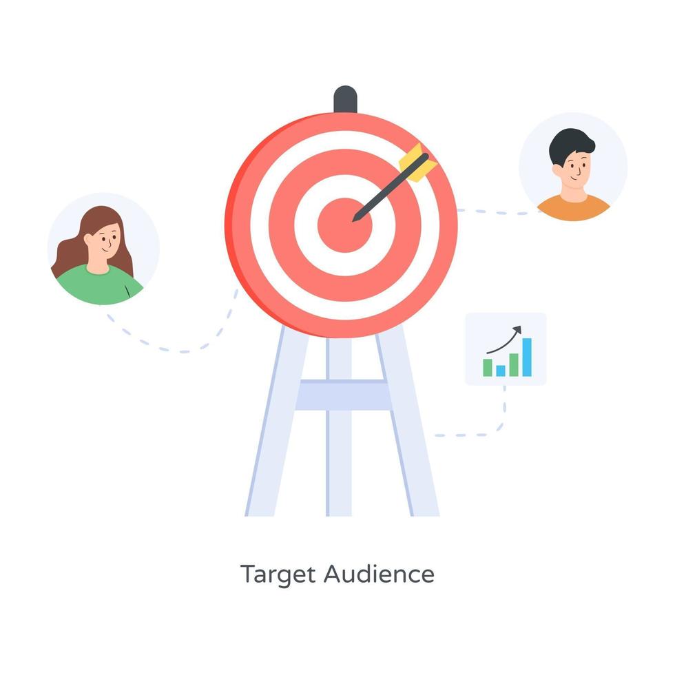 Audience Target and objective 2886682 Vector Art at Vecteezy