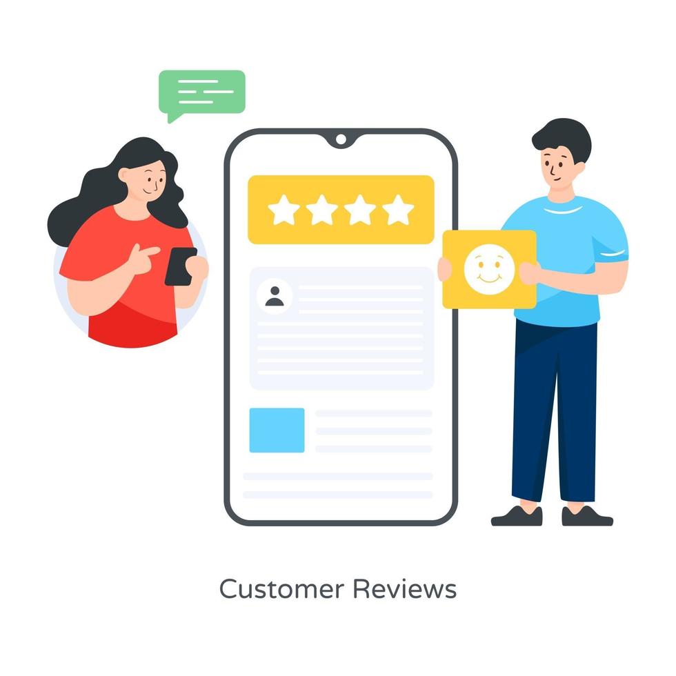 Customer Reviews and Rating vector