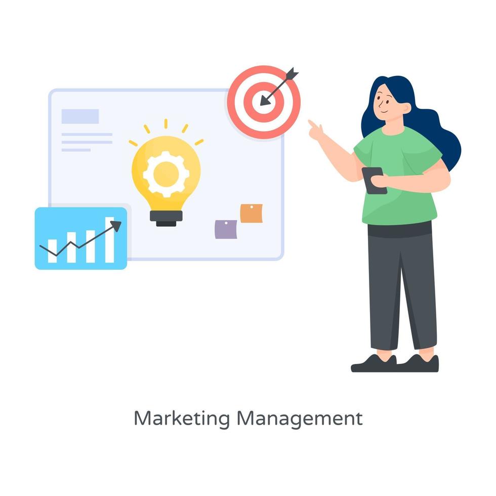 Business Marketing Management vector