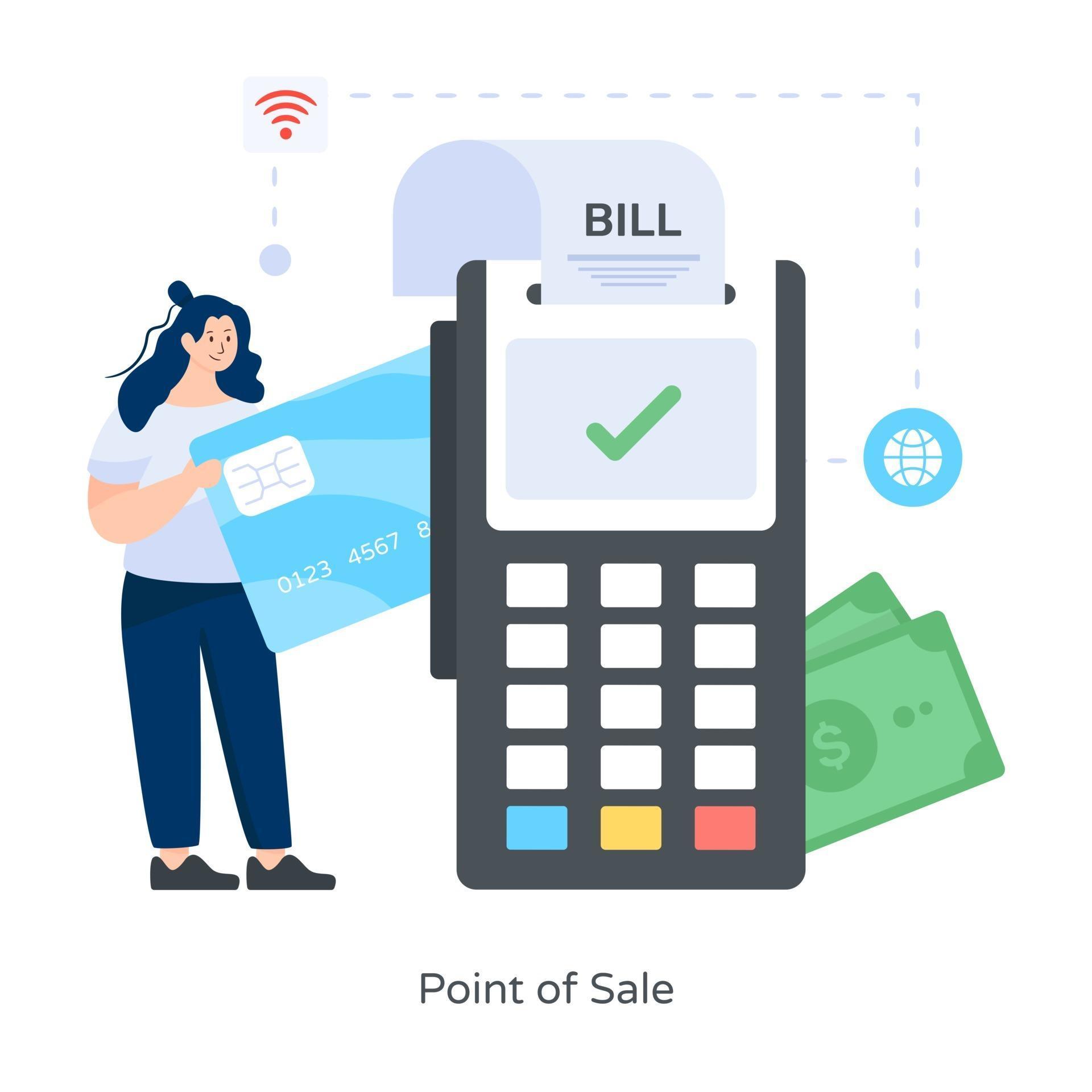 Point Of Sale 2886719 Vector Art at Vecteezy