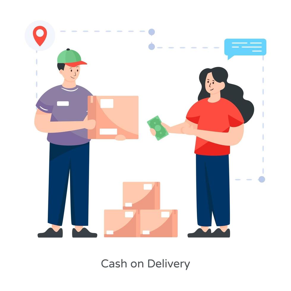 Cash On Delivery vector