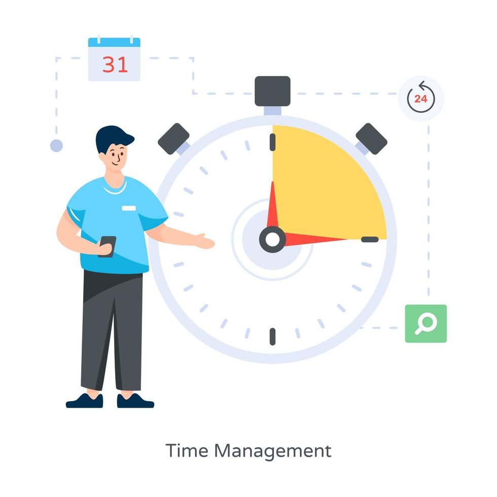 Time Management and Schedule vector