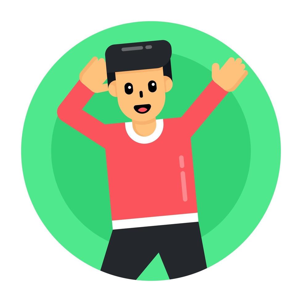 Dancing Guy Pose vector