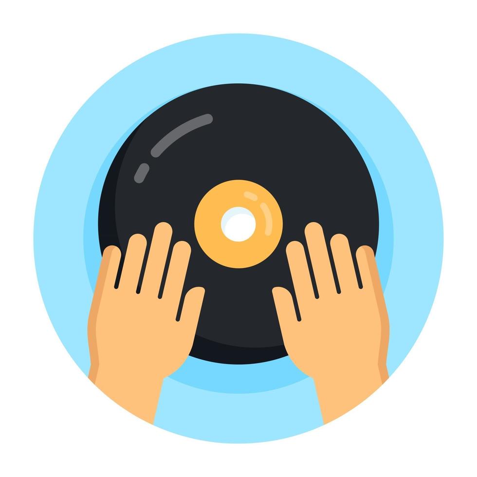 Dj Disc Music Disc vector