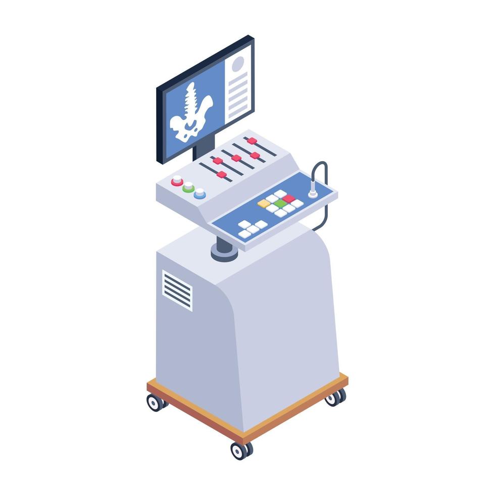 Roentgen Logy Machine vector