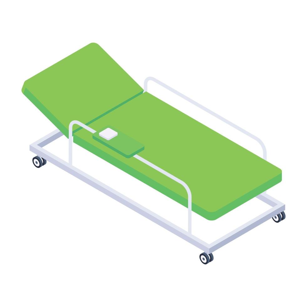Nursing Bed Furniture vector
