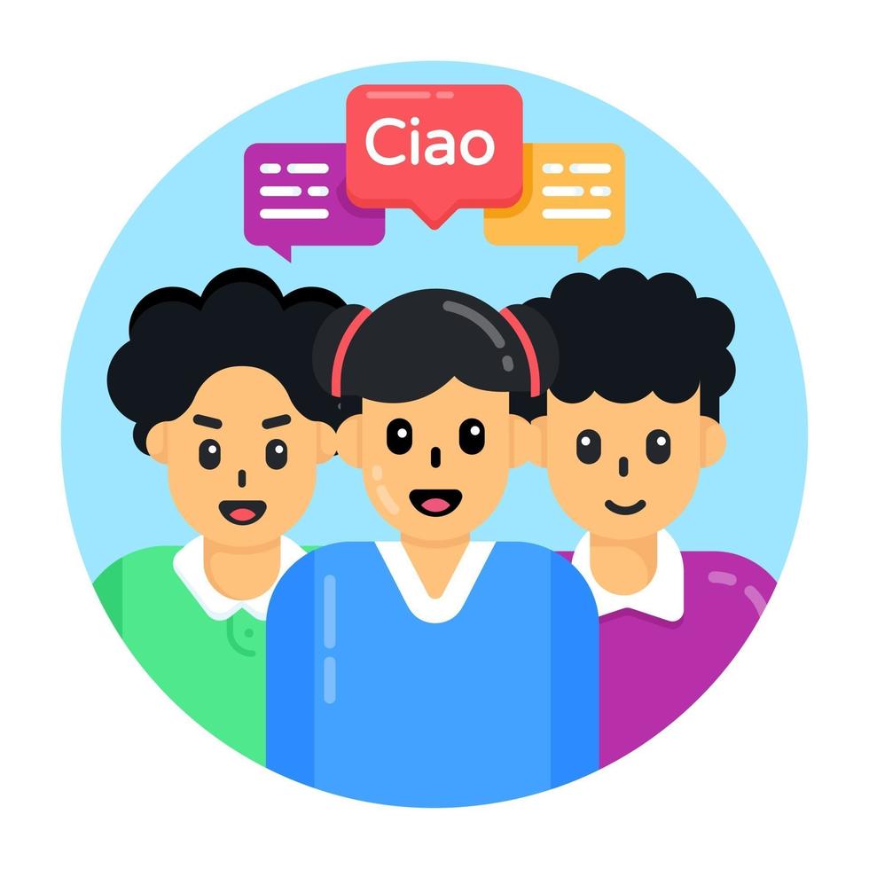 Different Greeting Languages vector