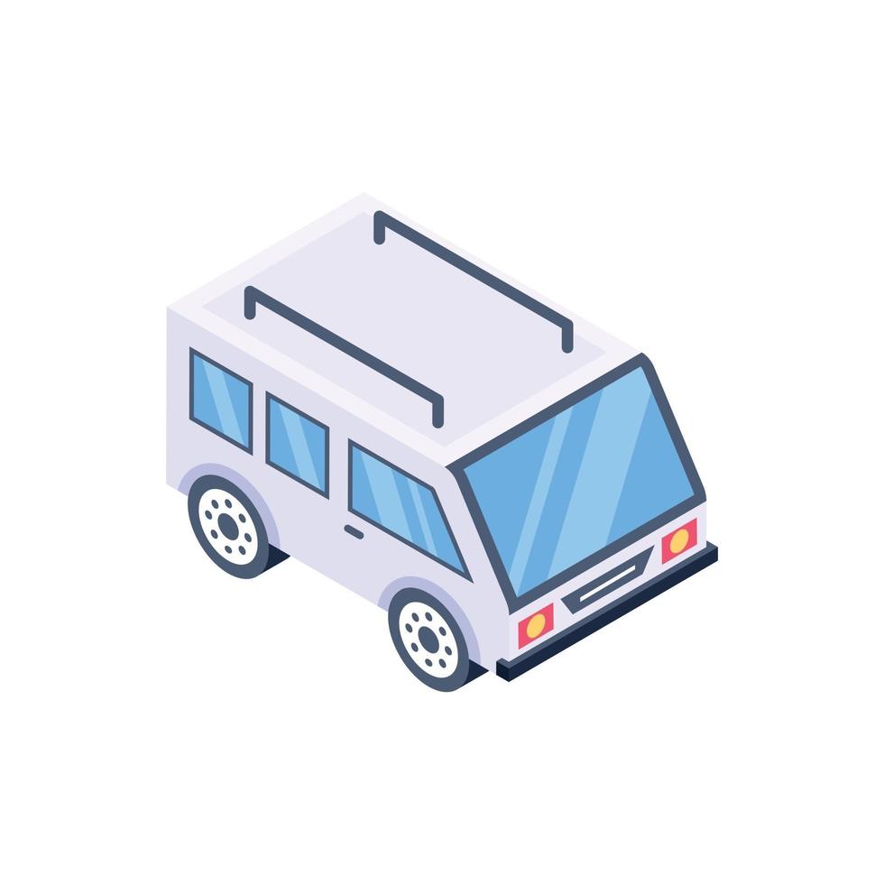 Caravan and Road Journey vector