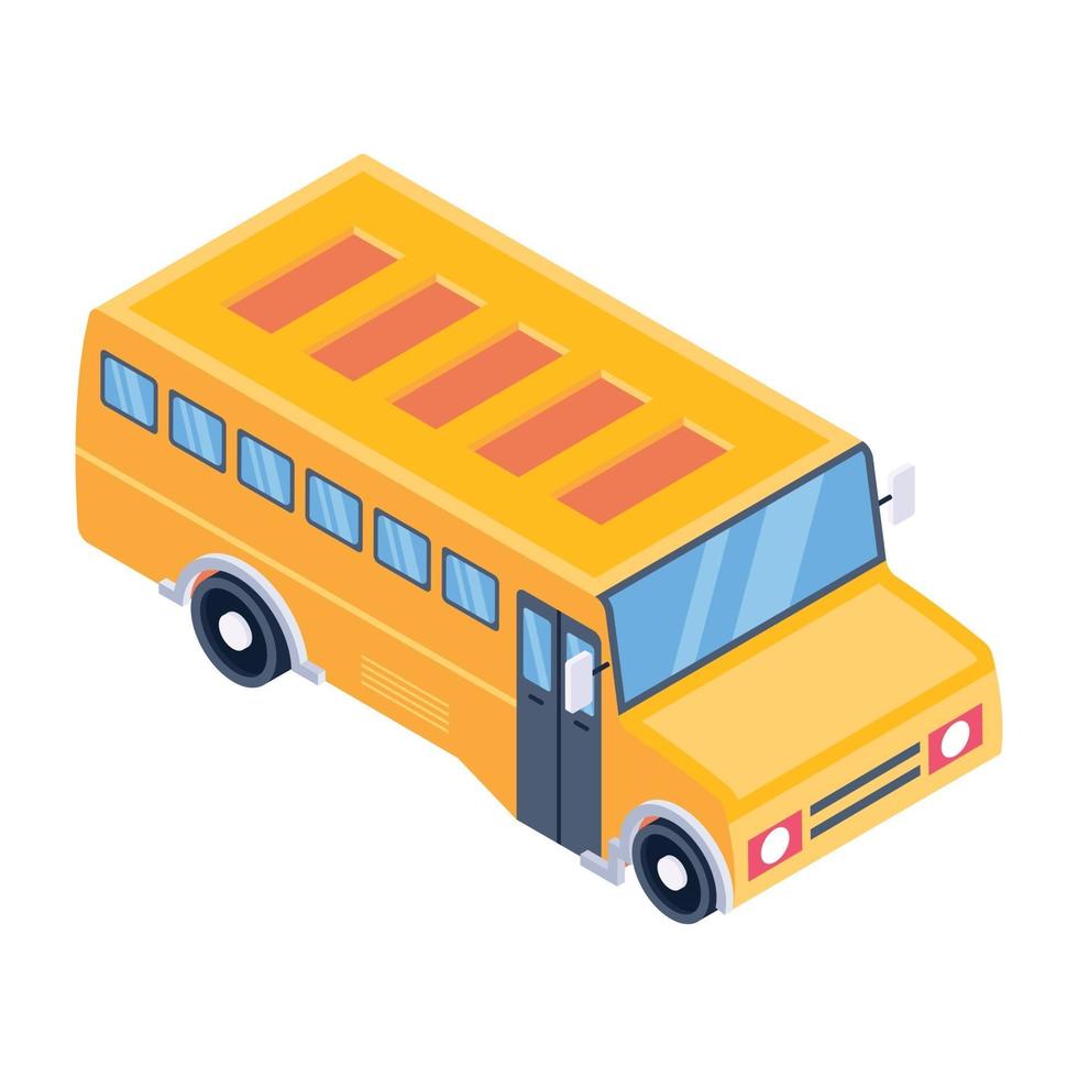 Local School Bus vector