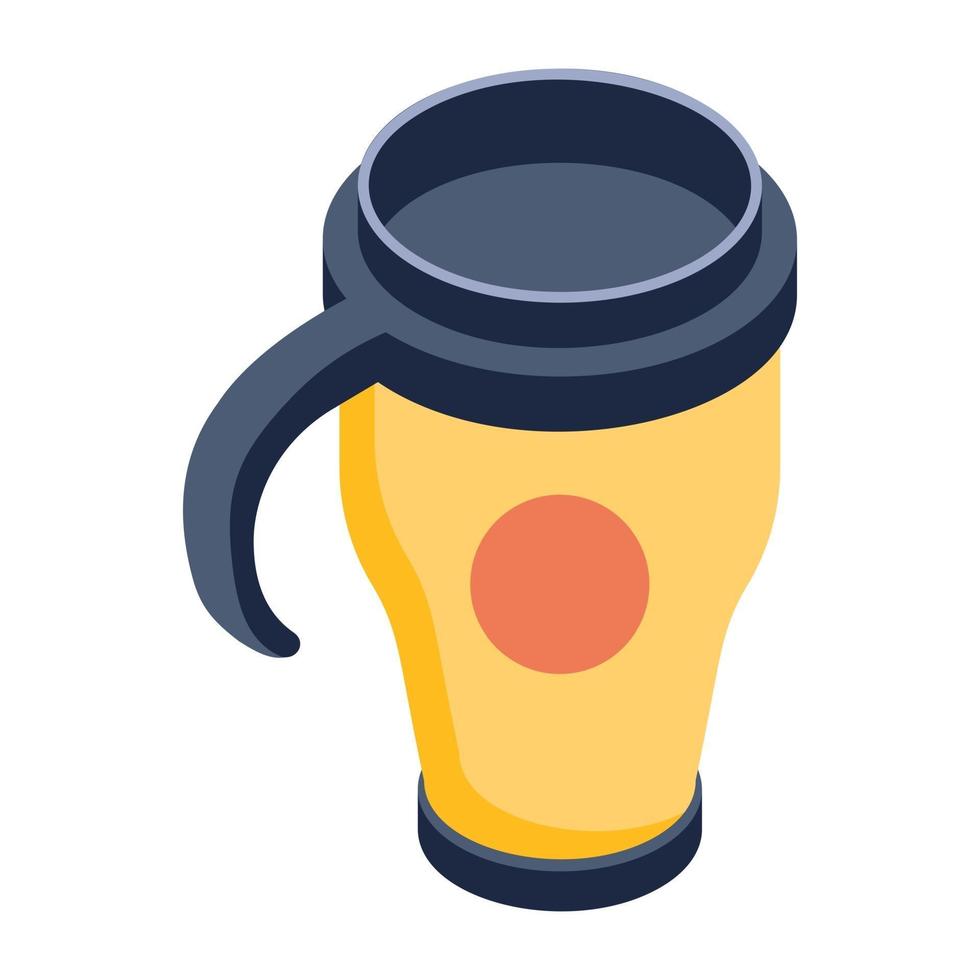 Thermos Coffee  Mug vector