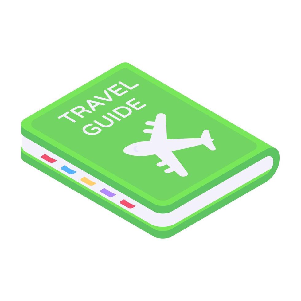 Travel Guide Book vector