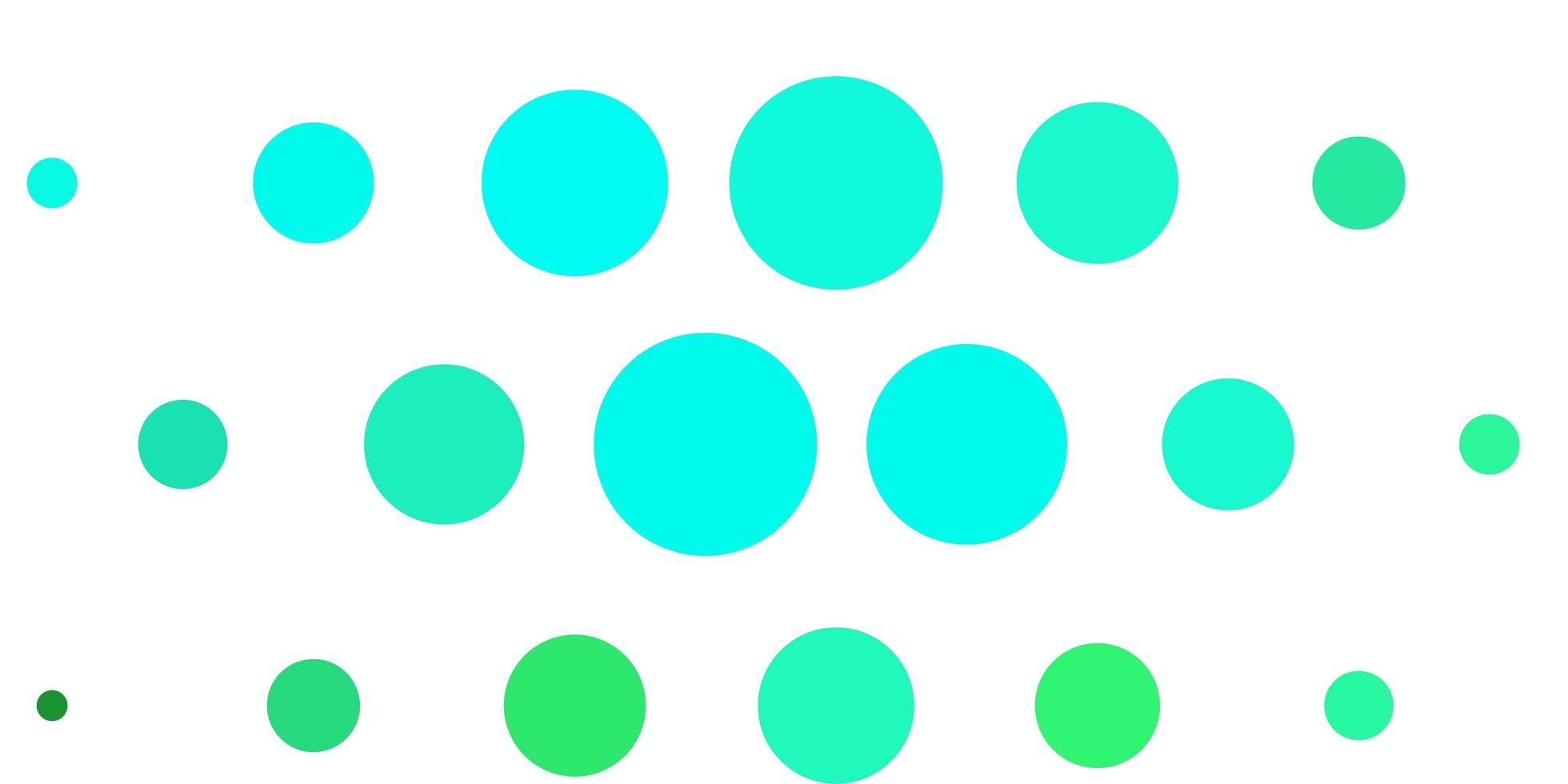 Light Green vector layout with circle shapes.
