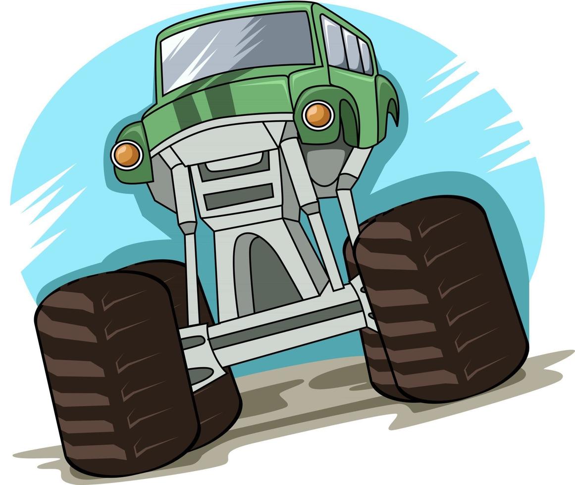 the big monster truck vector