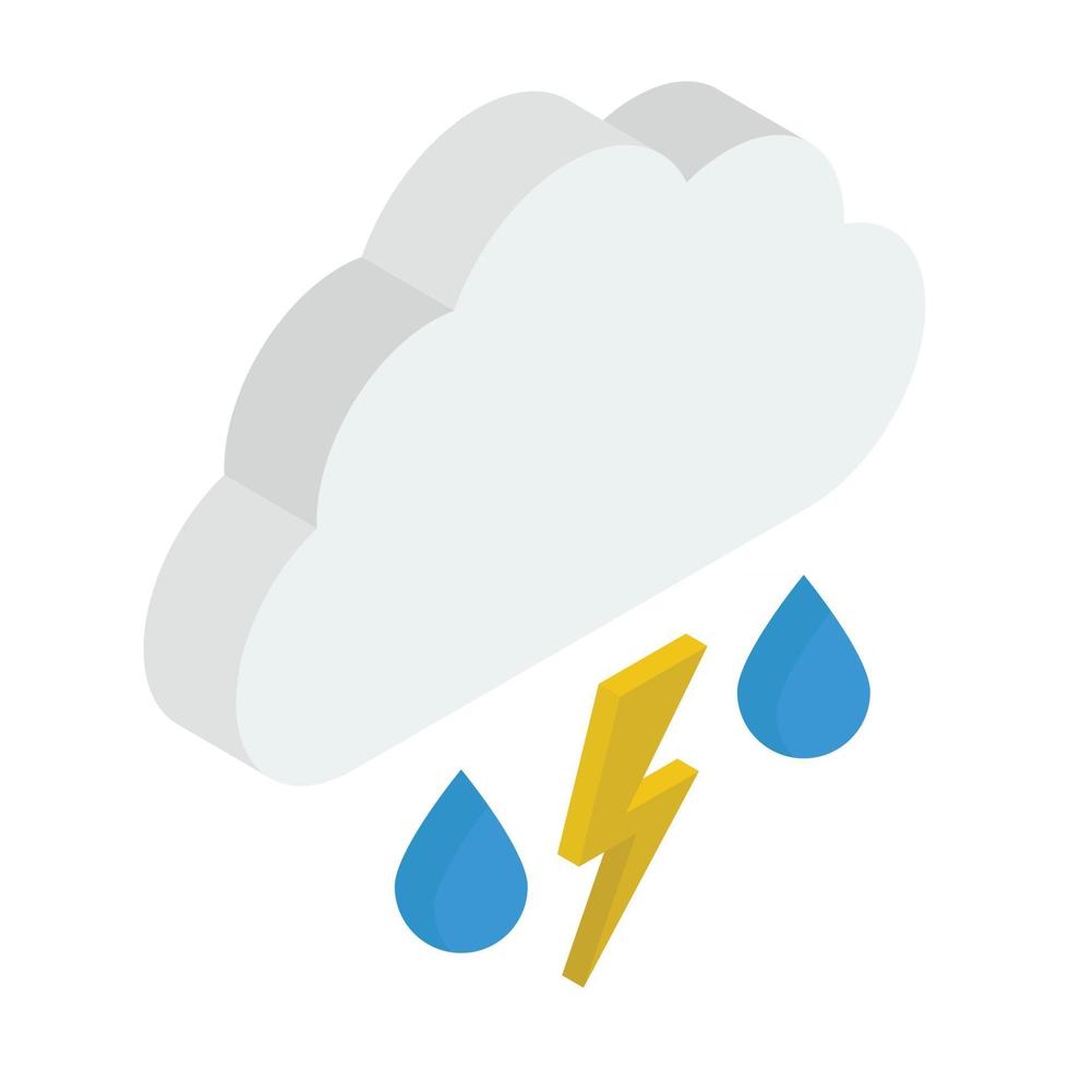 Trending Thunderstorm Concepts vector