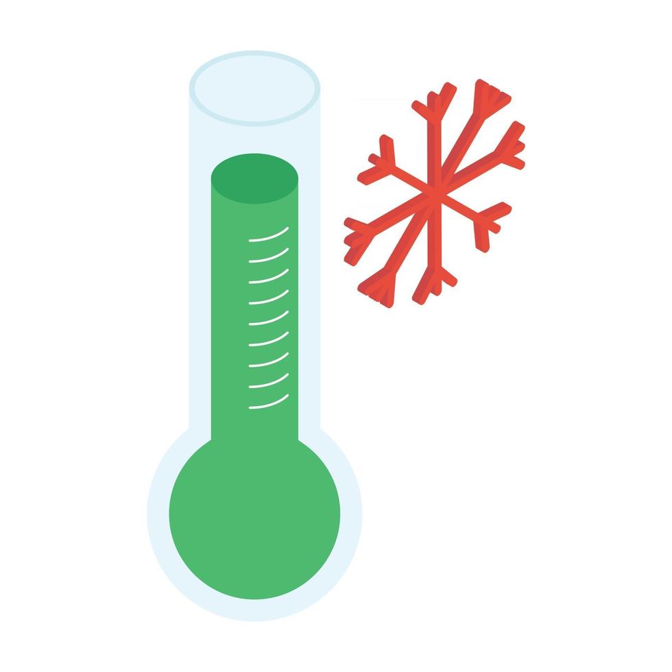 Freezing Temperature Concepts vector