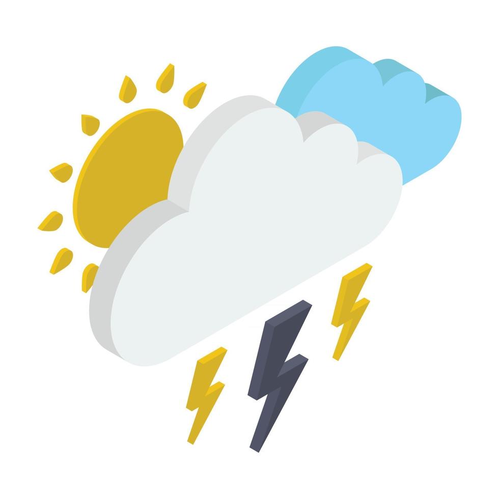 Trending Thunderstorm Concepts vector