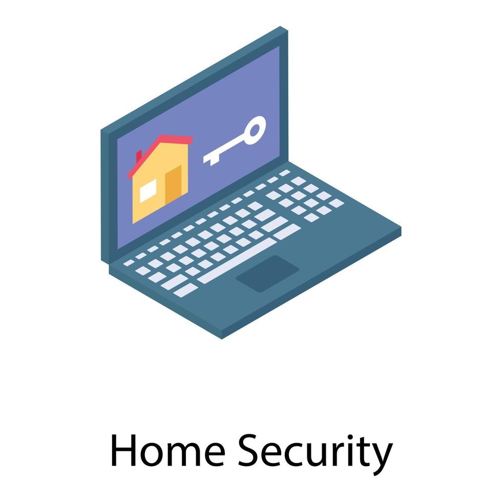 Online Home Security vector