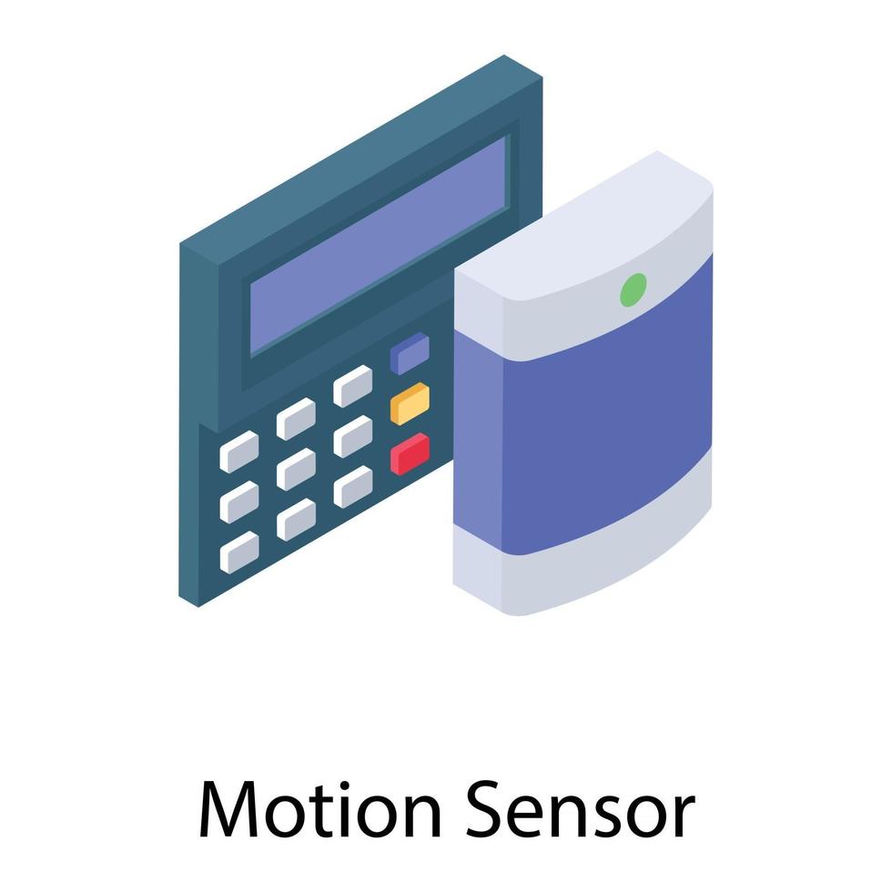 conceptos de sensor de movimiento vector