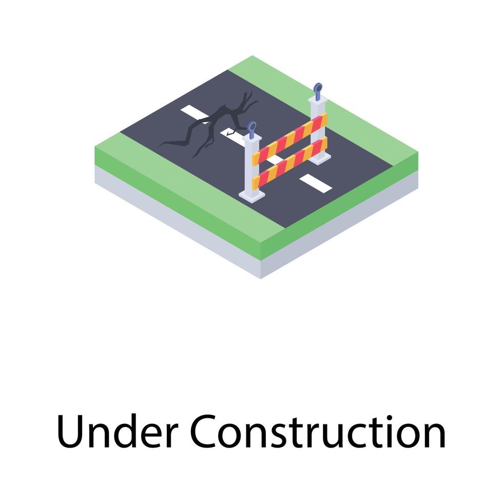 Road Under Construction vector