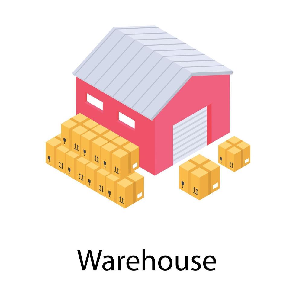 Trending Warehouse Concepts vector