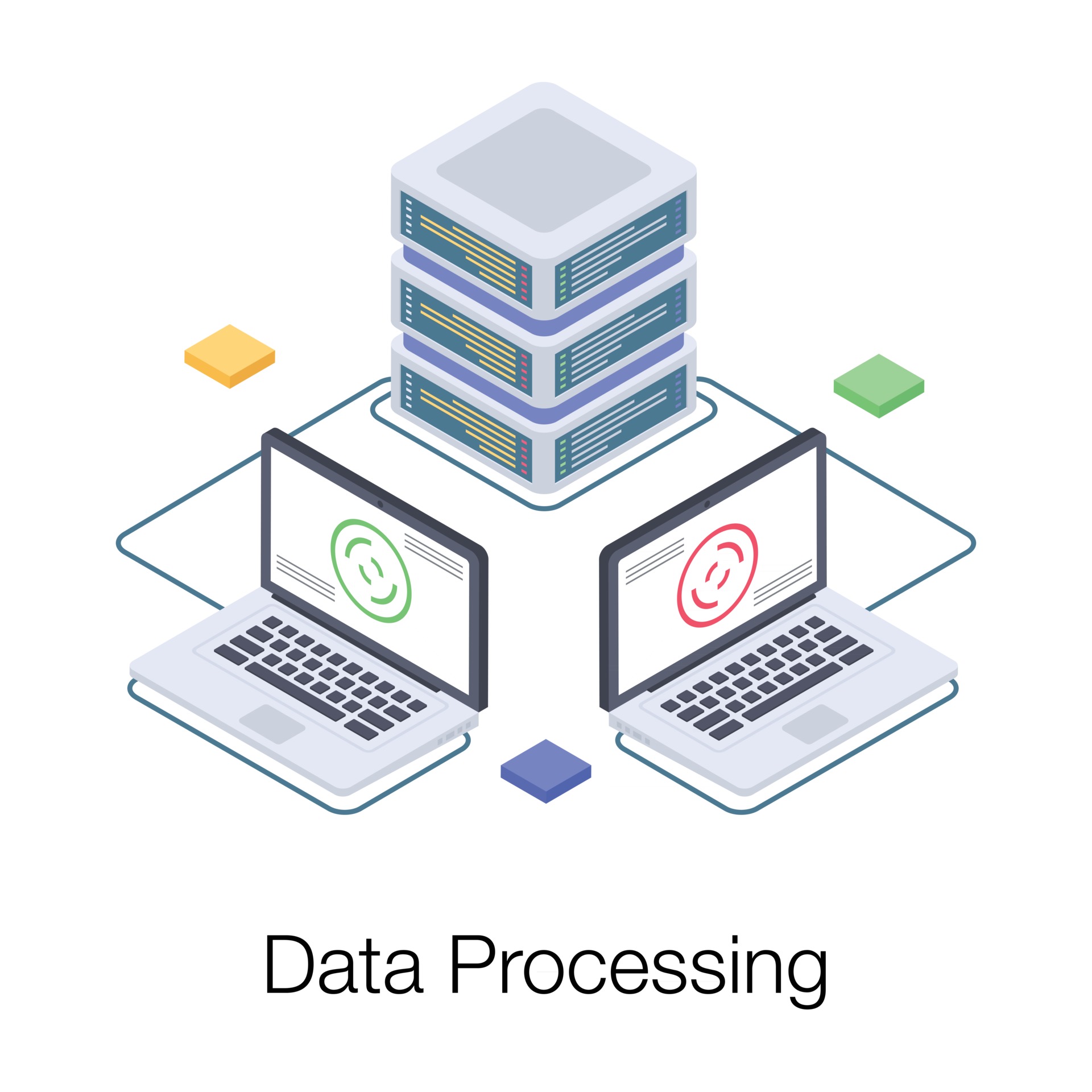 Big Data Processing 2888597 Vector Art at Vecteezy