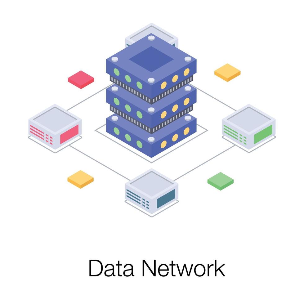 Database Network Concepts vector