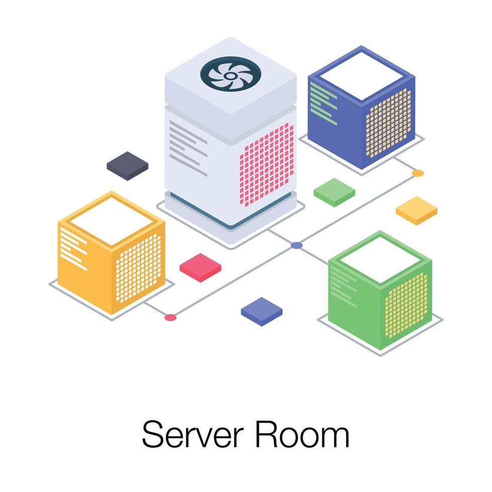 Server Room Concepts vector