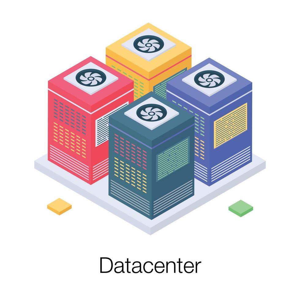 Trending Datacentre Concepts vector