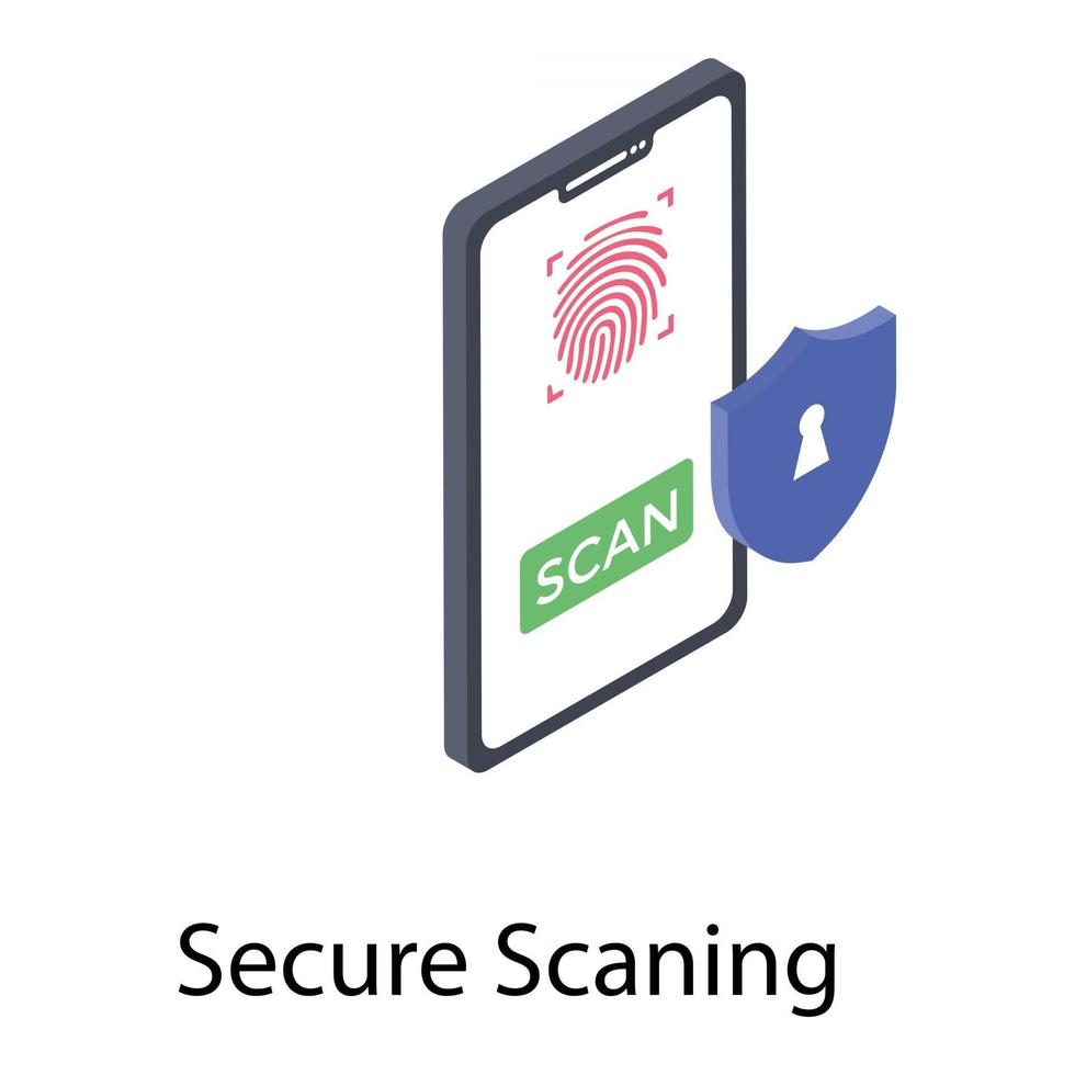 Secure Scanning Concepts 2888657 Vector Art at Vecteezy