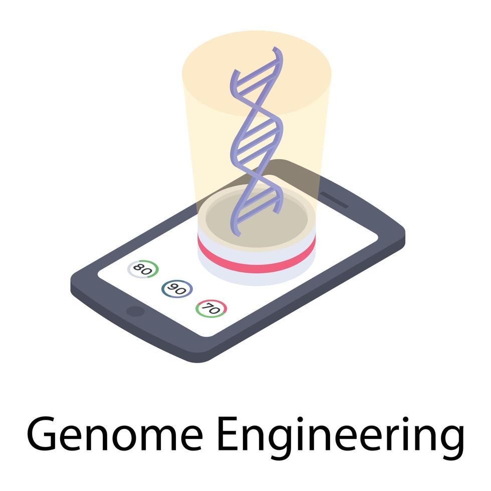 Genome Structure Concepts vector