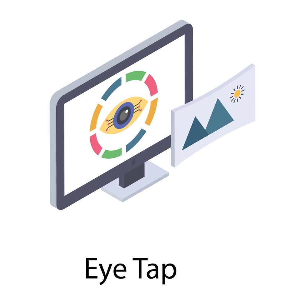 Eye Tap Concepts vector