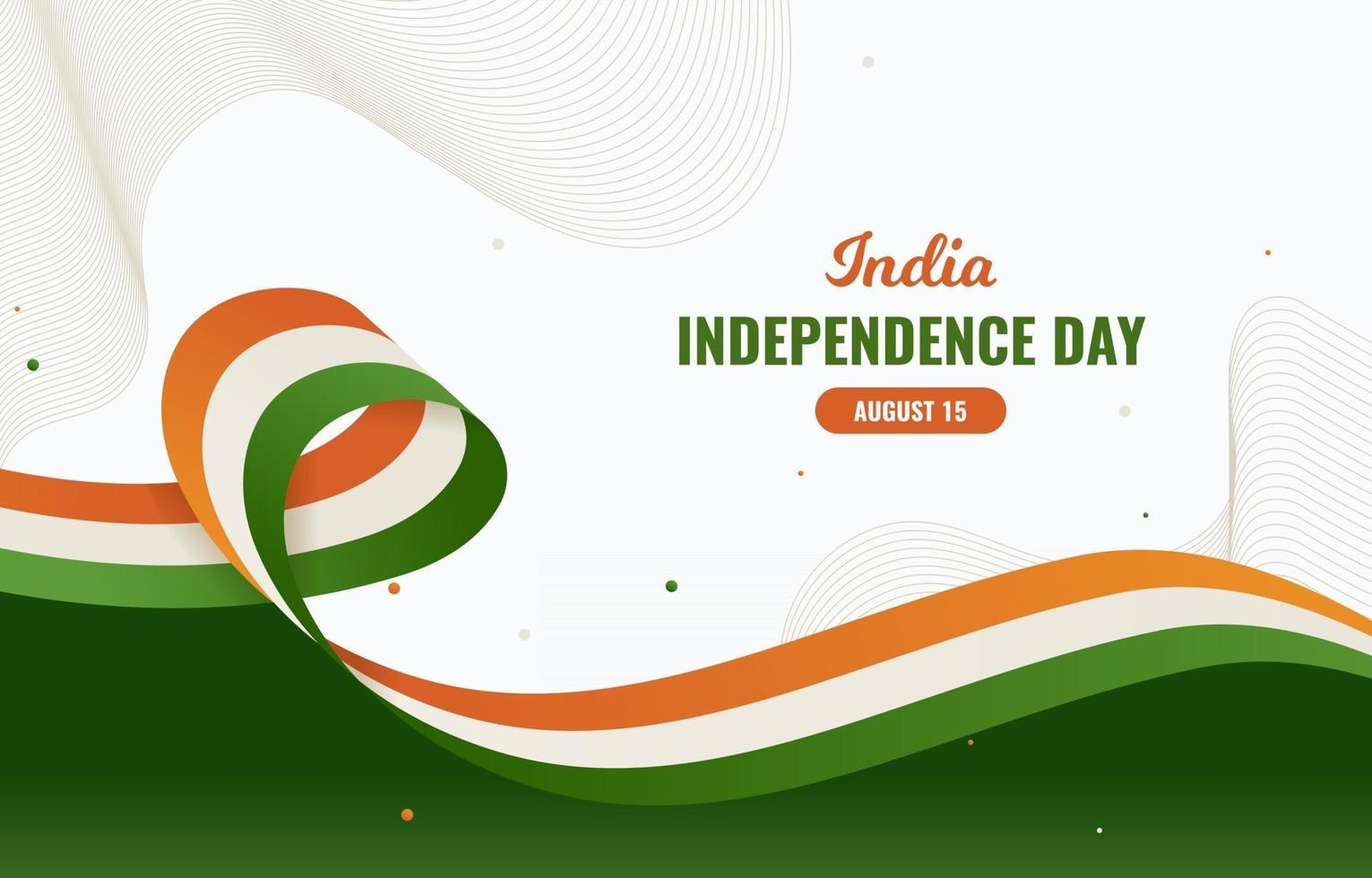 fondo del día de la independencia de la india vector