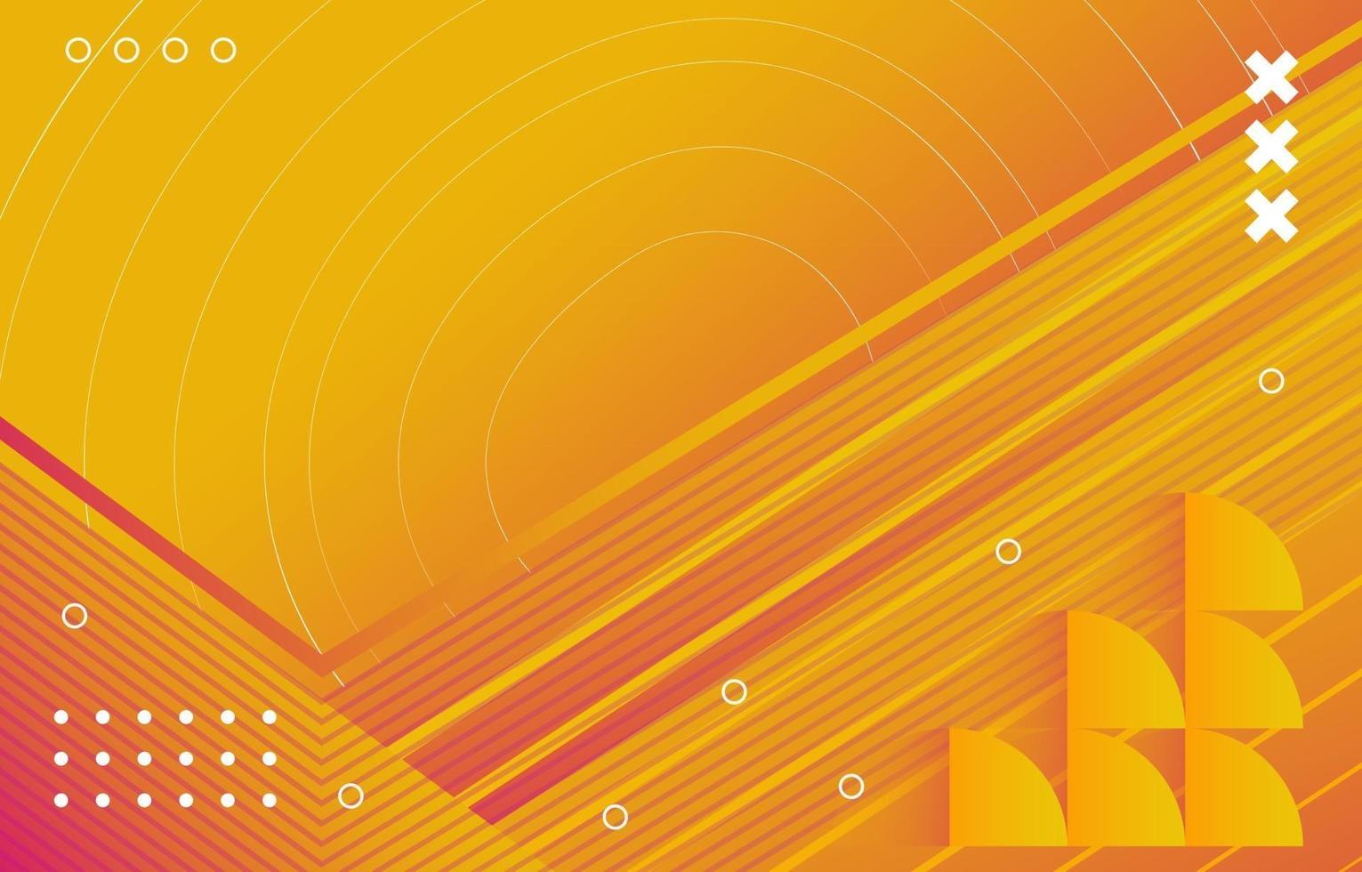 fondo degradado amarillo simple vector