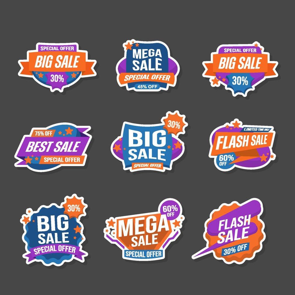 Mega Sale Limited Edition vector