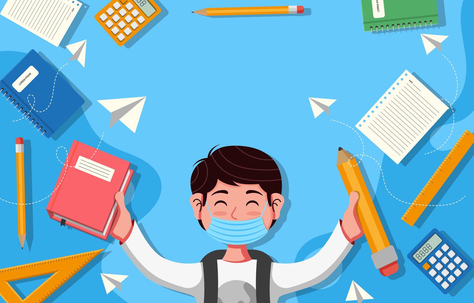 Back to School Background vector