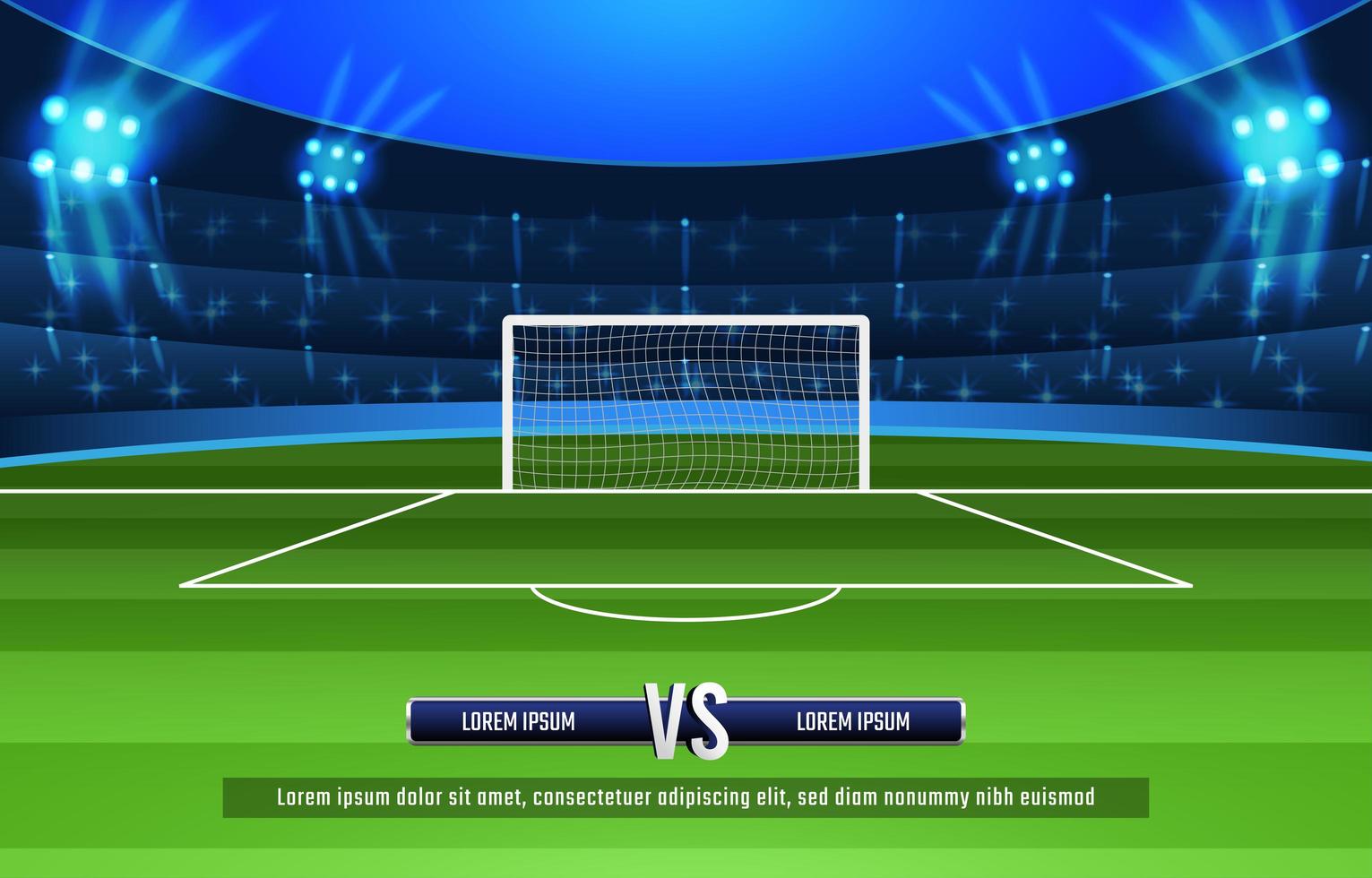Soccer Stadium Background vector