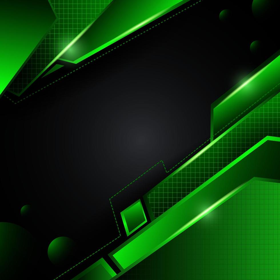 Green Techno Background vector