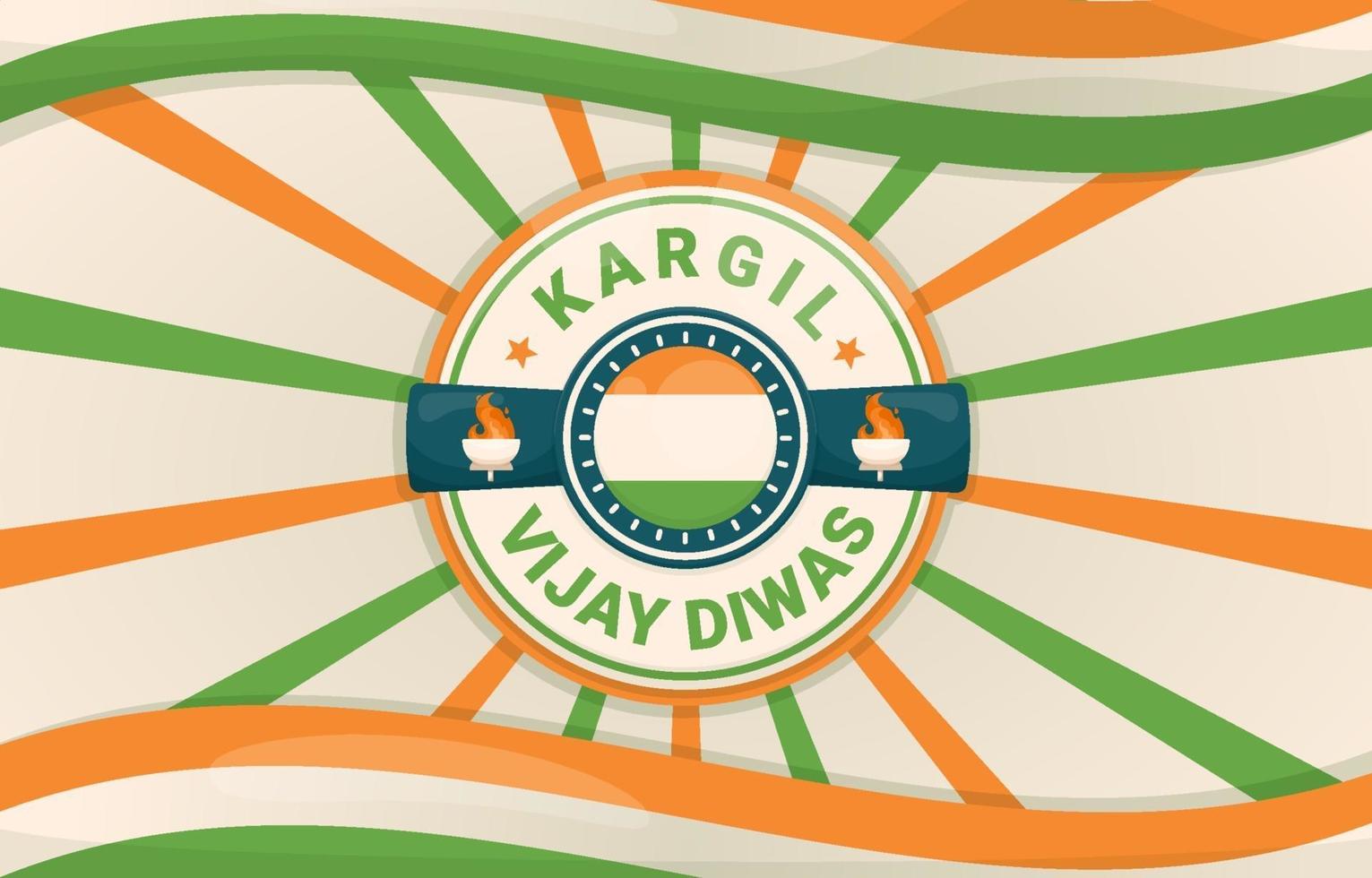 Kargil Vijay Diwas Background vector