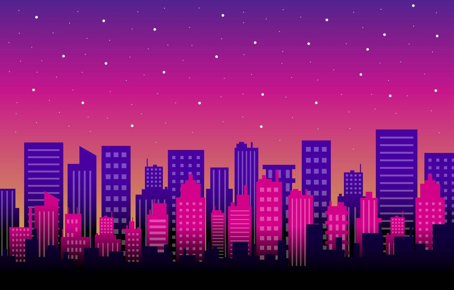 Sky Scrapper Background vector