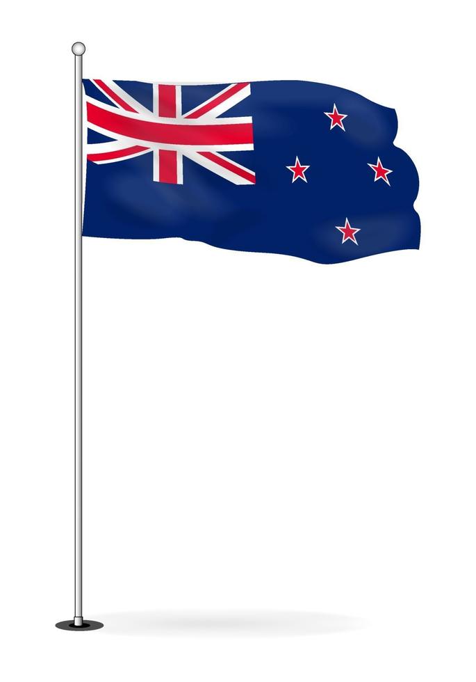 New zealand flag vector image