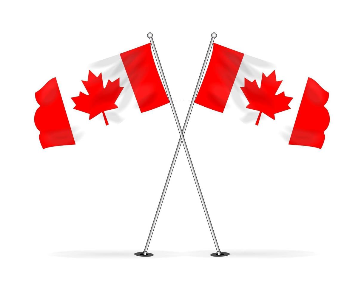 vector image of the national flag of canada