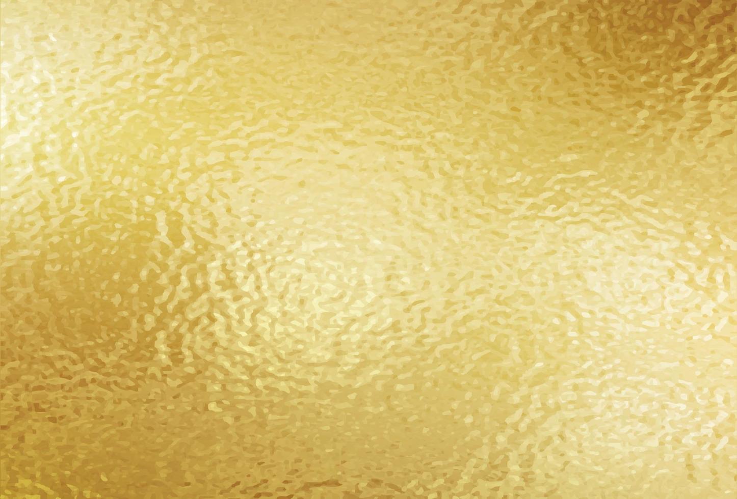 Shiny gold texture paper foil vector