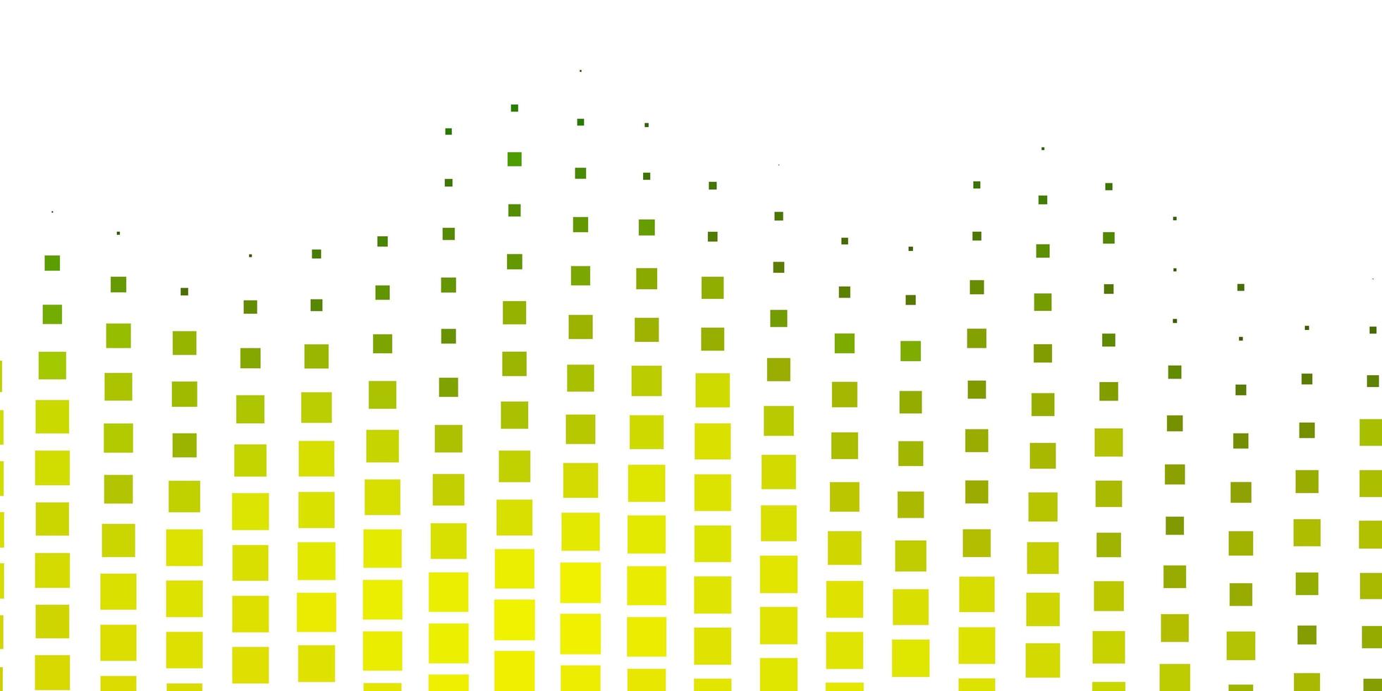 Light Green, Yellow vector texture in rectangular style.