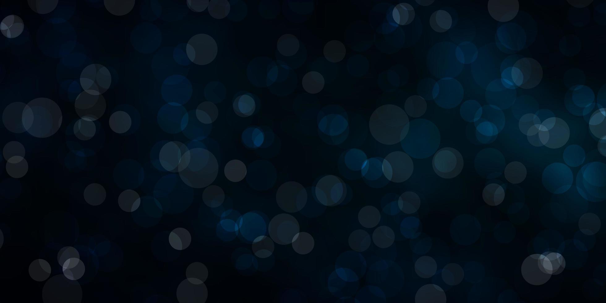 Dark Green vector backdrop with dots.