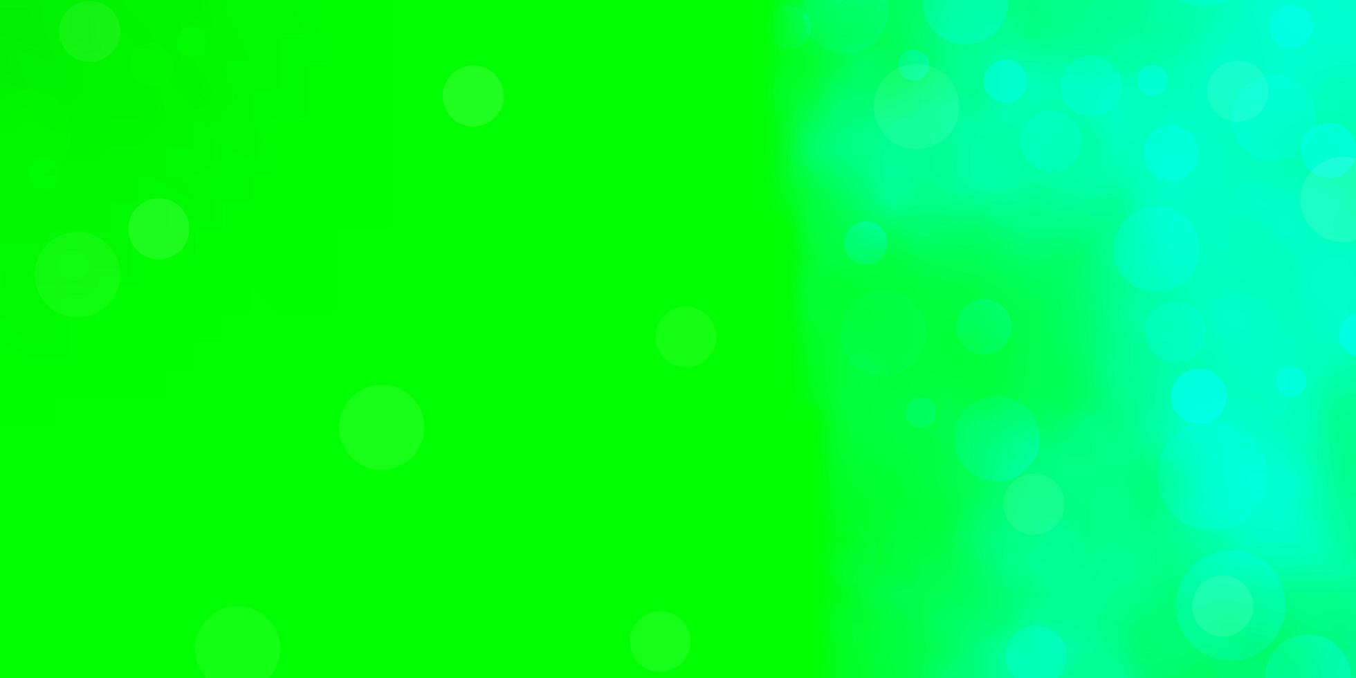 Light Green vector pattern with spheres.