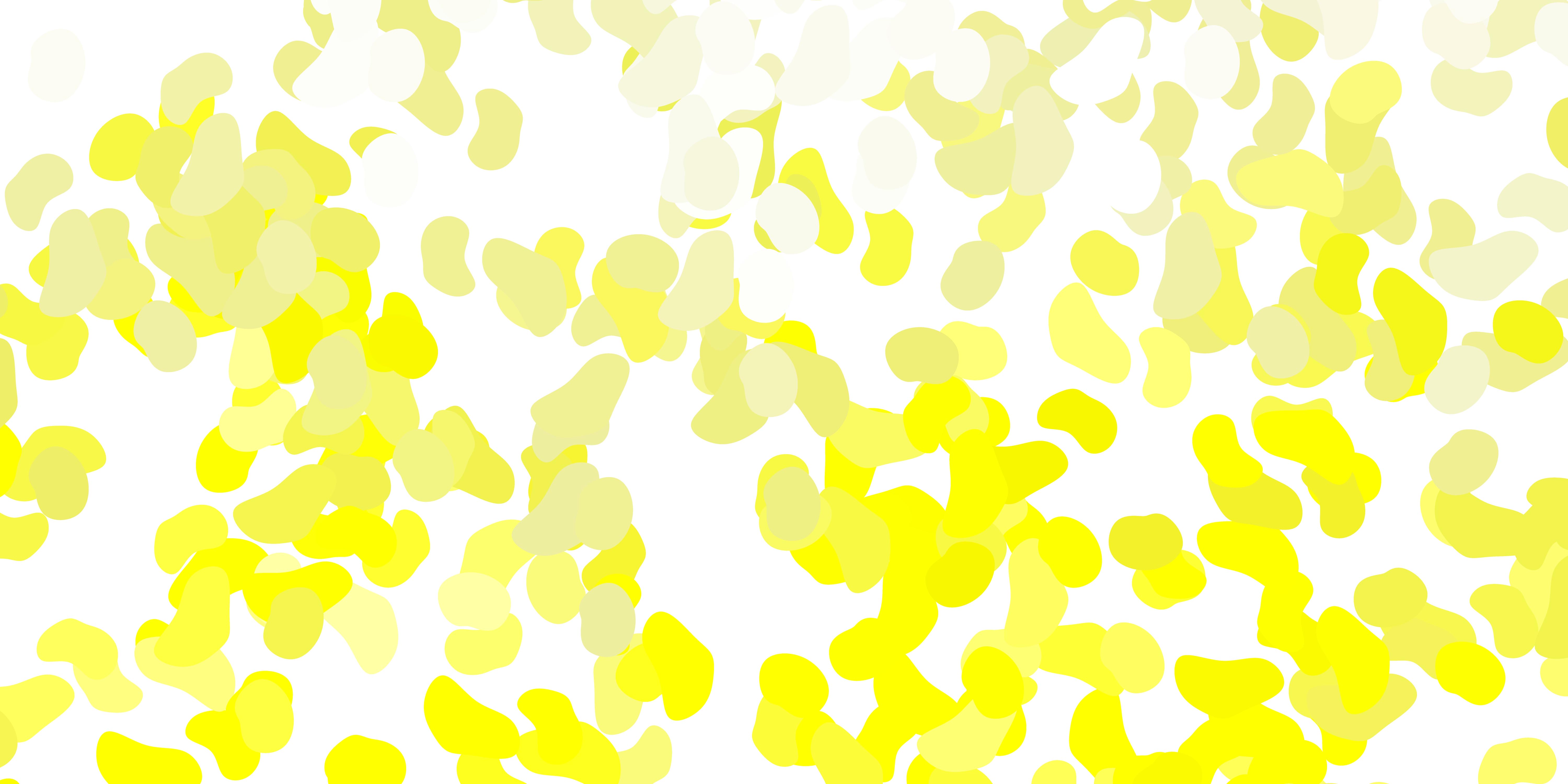 Light yellow vector pattern with abstract shapes. 2890220 Vector Art at
