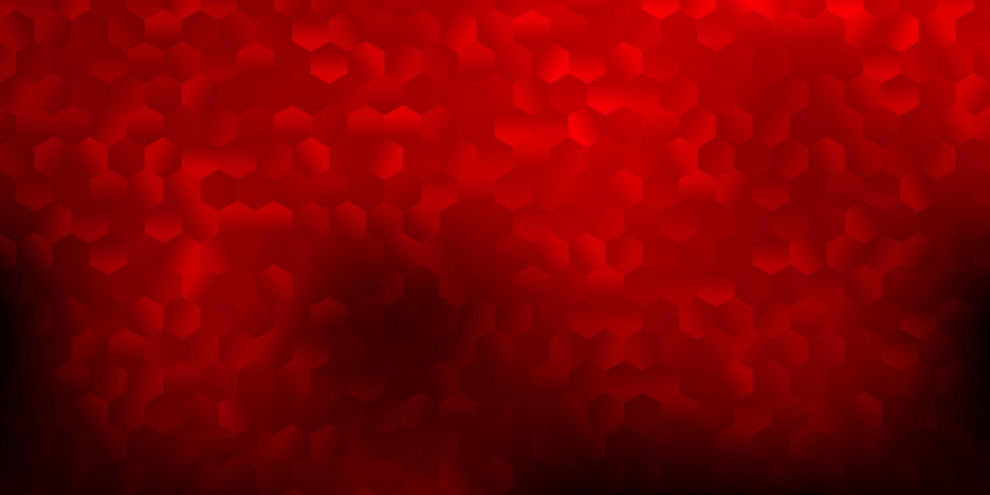 Dark red vector background with random forms.