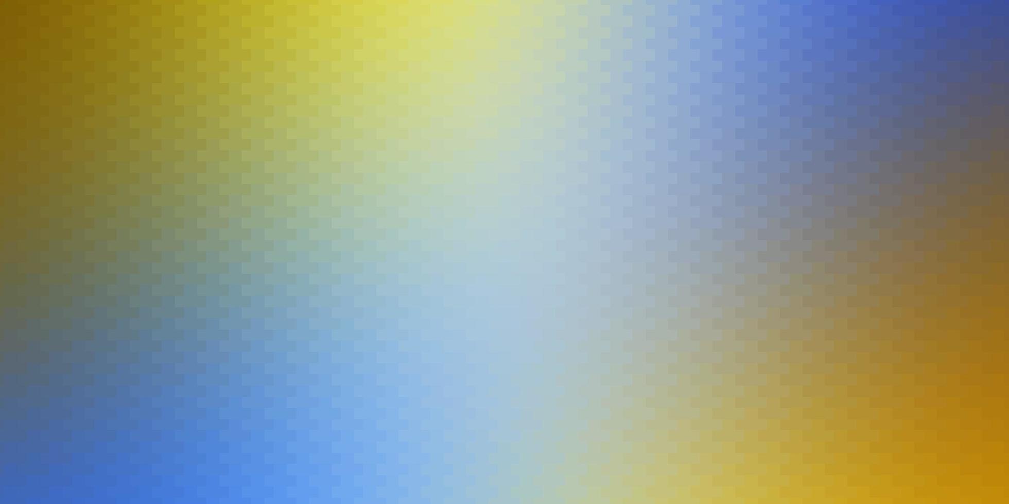 Light Blue, Yellow vector layout with lines, rectangles.