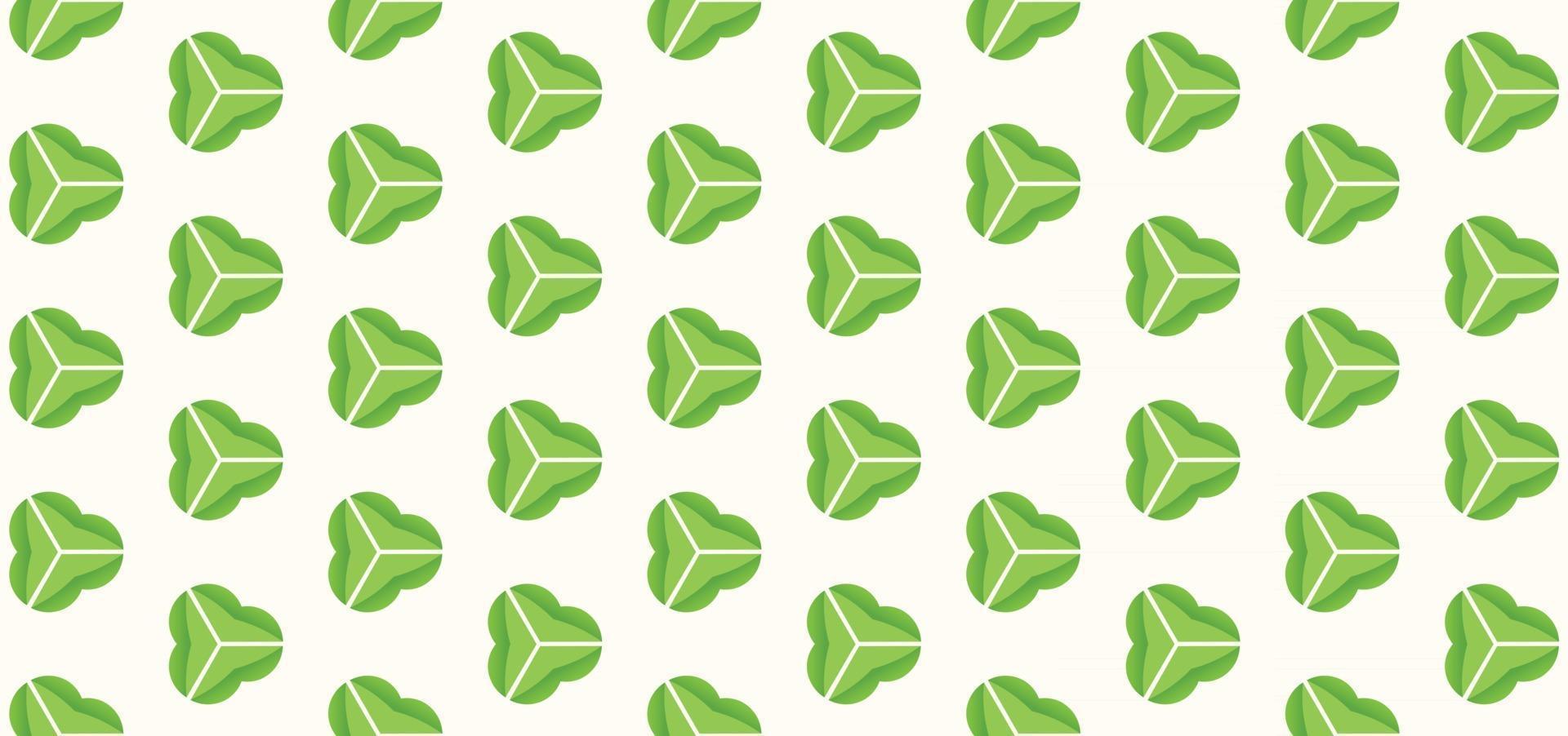 Geometric pattern green gradient background vector illustration