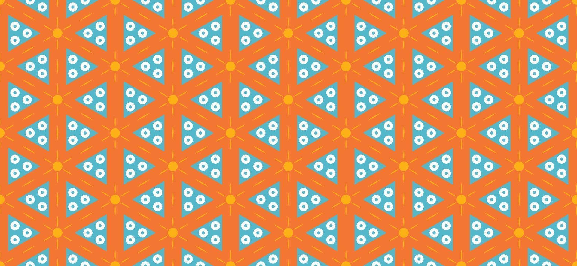 Ilustración de vector de naranja de fondo de patrón de triángulo geométrico